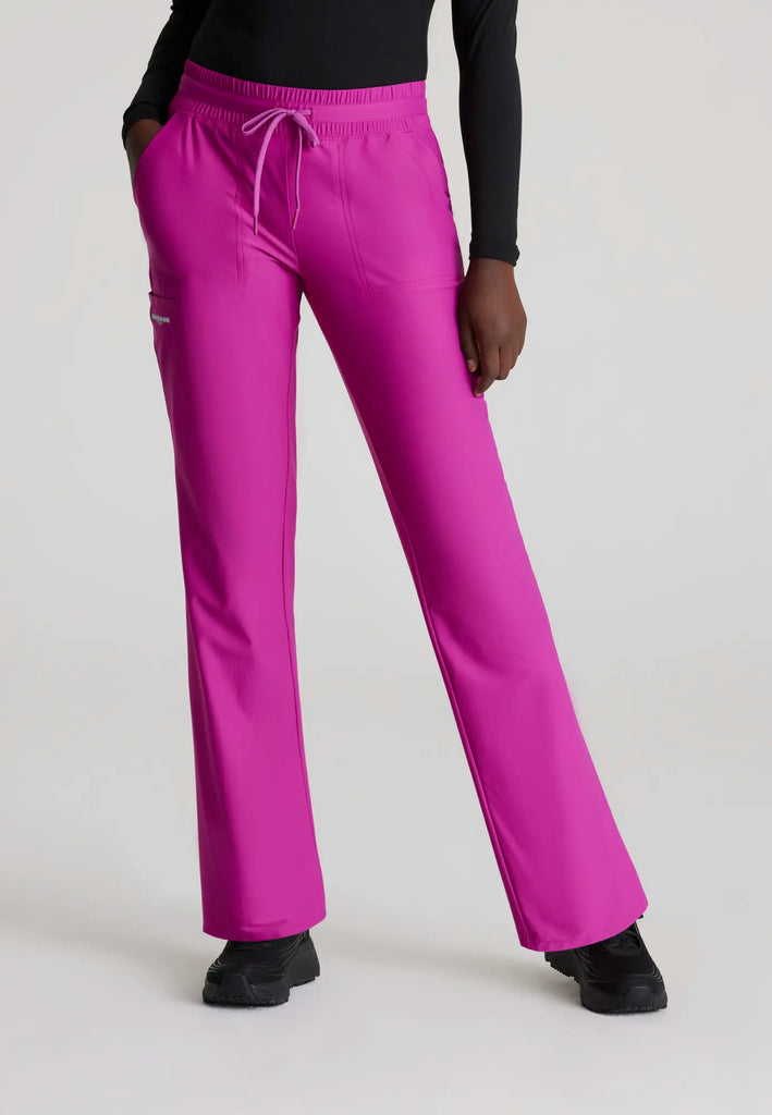 Barco Scrubs Women's Reach Knit Pant Deep Magenta | scrub-supply.com