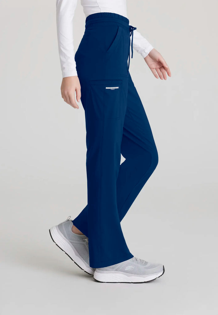 Barco Scrubs Women's Reach Knit Pant Navy | scrub-supply.com