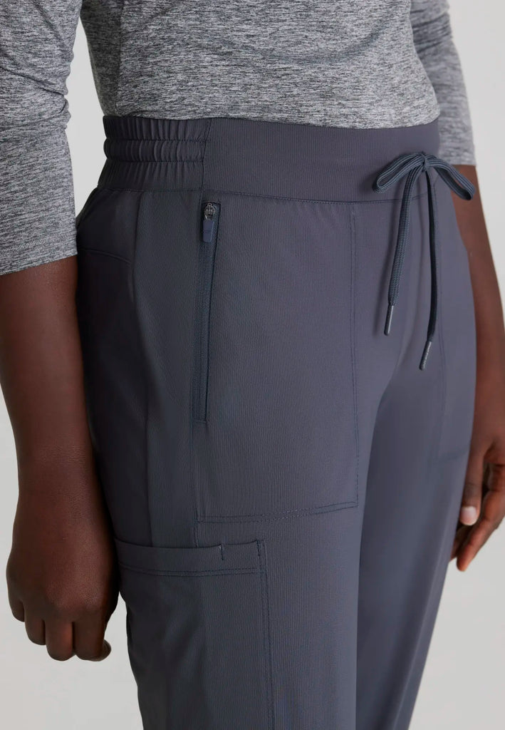 Skechers by Barco Scrubs Women's Pace Knit Jogger Pewter | scrub-supply.com