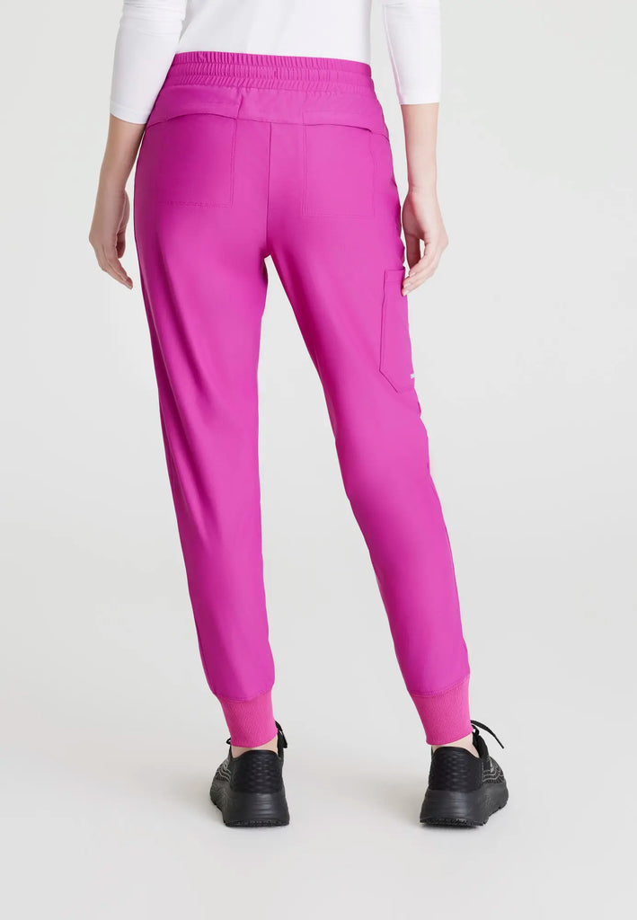 Barco Scrubs Women's Pace Knit Jogger Deep Magenta | scrub-supply.com