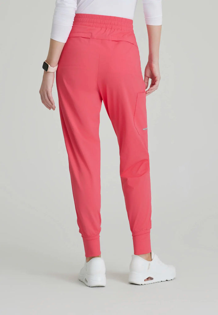 Barco Scrubs Women's Pace Knit Jogger Punch Pink | scrub-supply.com