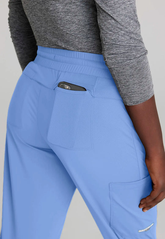Skechers by Barco Scrubs Women's Pace Knit Jogger Ceil Blue | scrub-supply.com