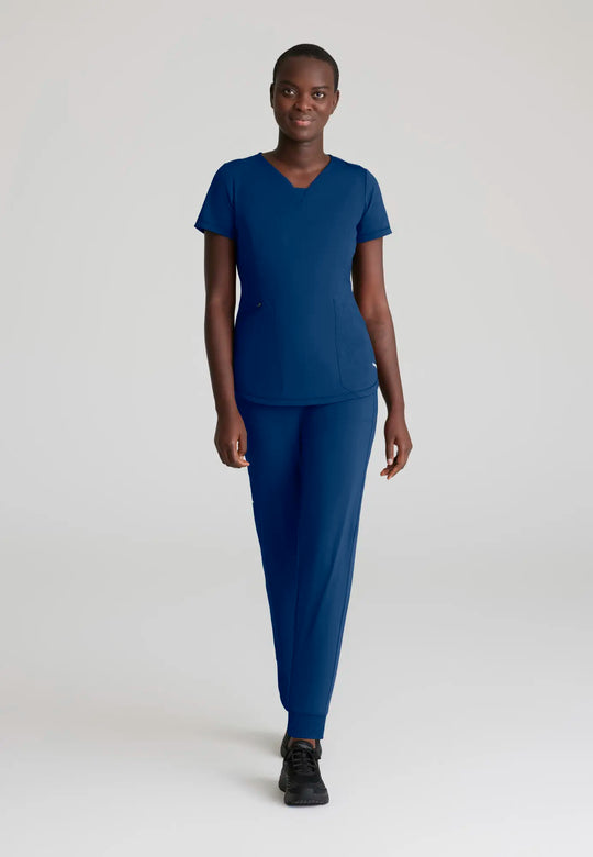 Skechers by Barco Scrubs Women's Pace Knit Jogger Navy | scrub-supply.com