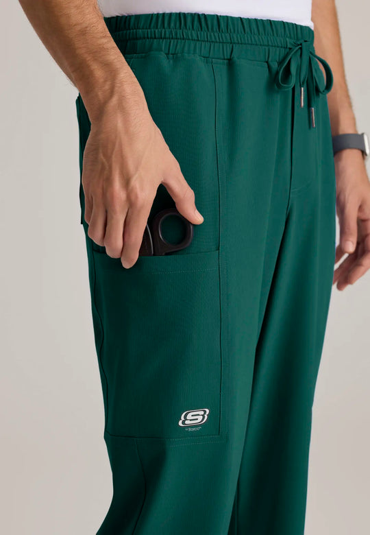 Skechers by Barco Scrubs Men's Horizon Pant Hunter Green | scrub-supply.com