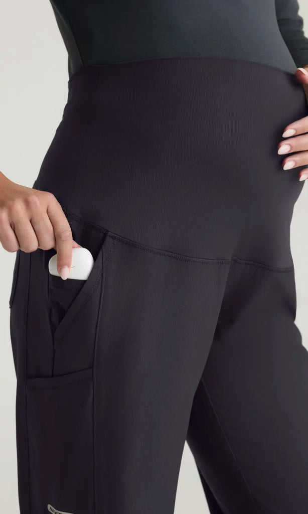 Skechers by Barco Scrubs Nurture Maternity Pant Pewter | scrub-supply.com