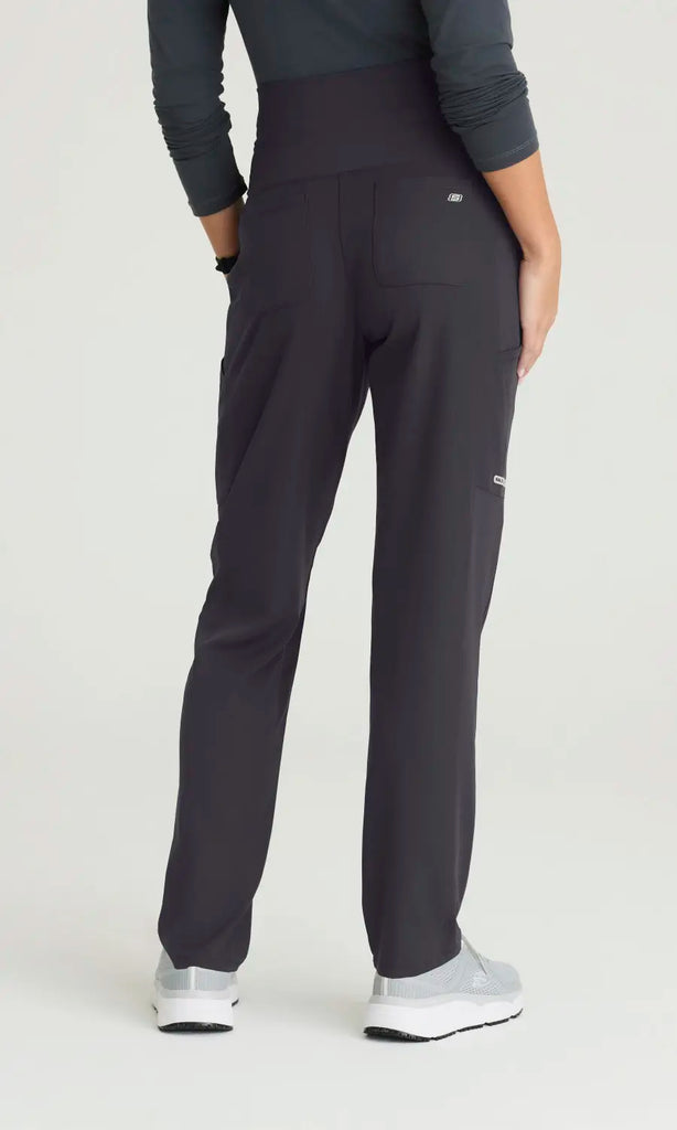 Skechers by Barco Scrubs Nurture Maternity Pant Pewter | scrub-supply.com