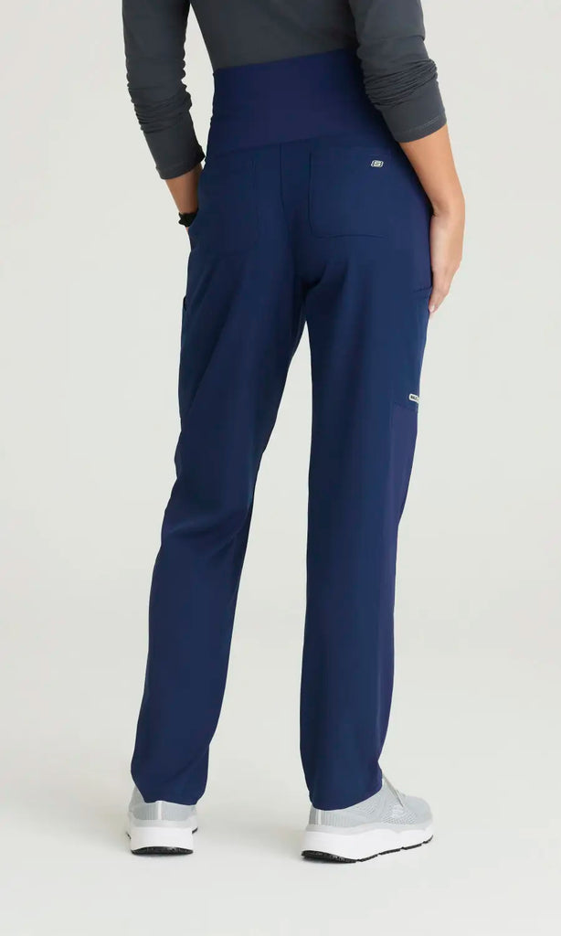 Skechers by Barco Scrubs Nurture Maternity Pant Navy | scrub-supply.com