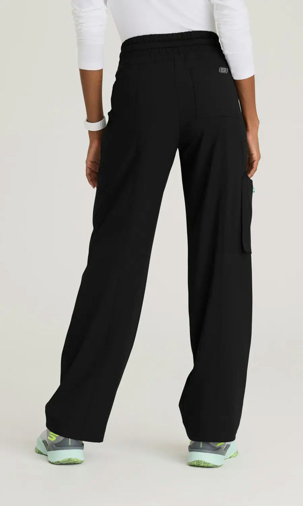 Skechers by Barco Scrubs Women's Scout Pant Black | scrub-supply.com
