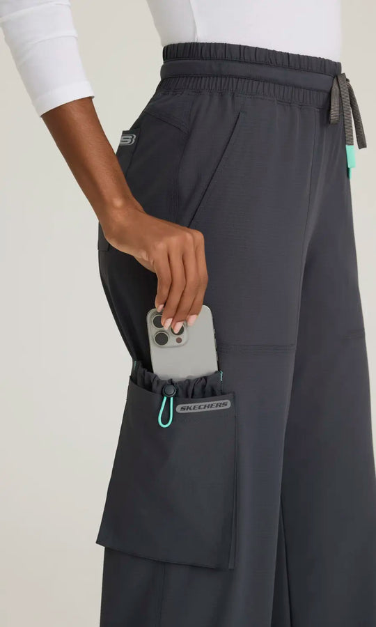 Skechers by Barco Scrubs Women's Scout Pant Pewter | scrub-supply.com
