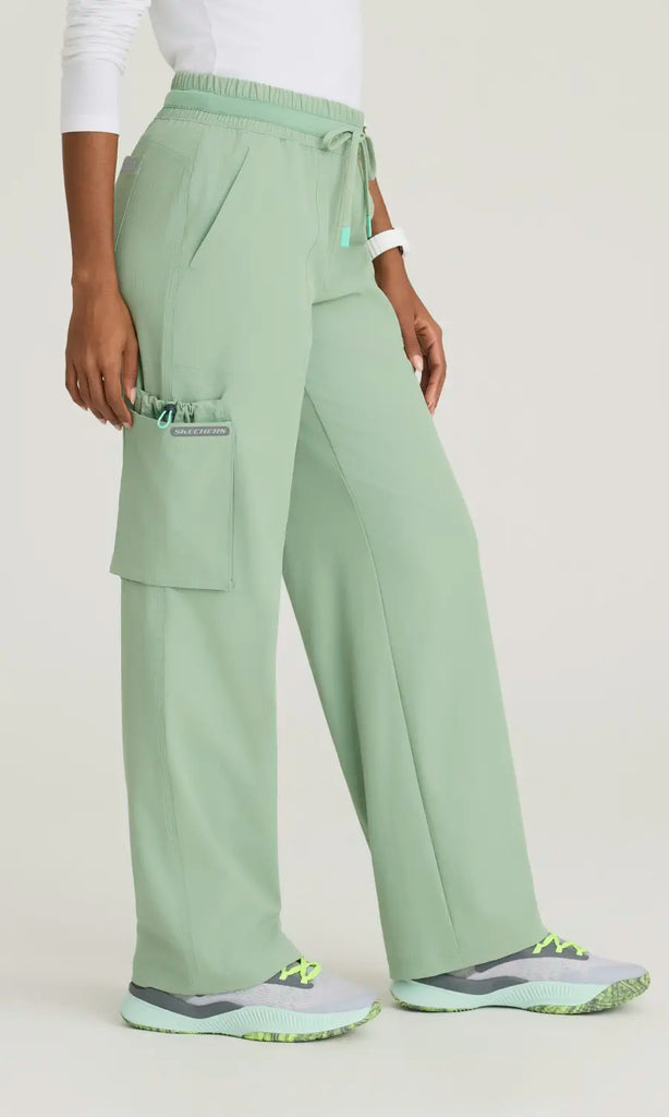 Skechers by Barco Scrubs Women's Scout Pant Field Green | scrub-supply.com