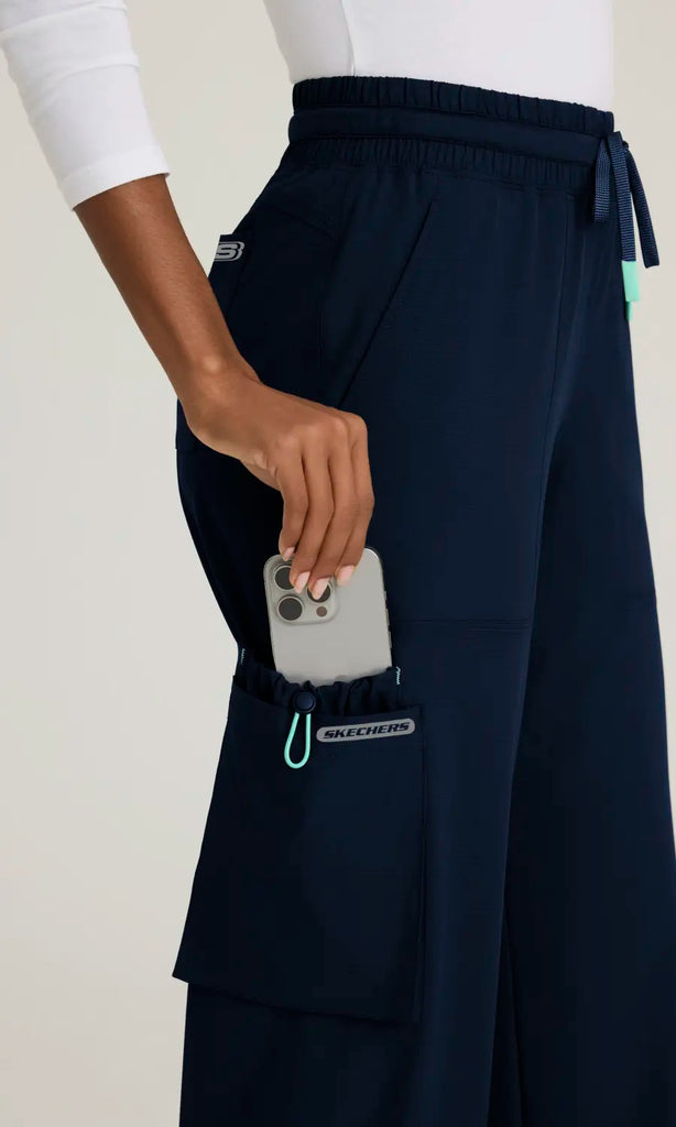 Skechers by Barco Scrubs Women's Scout Pant Navy | scrub-supply.com