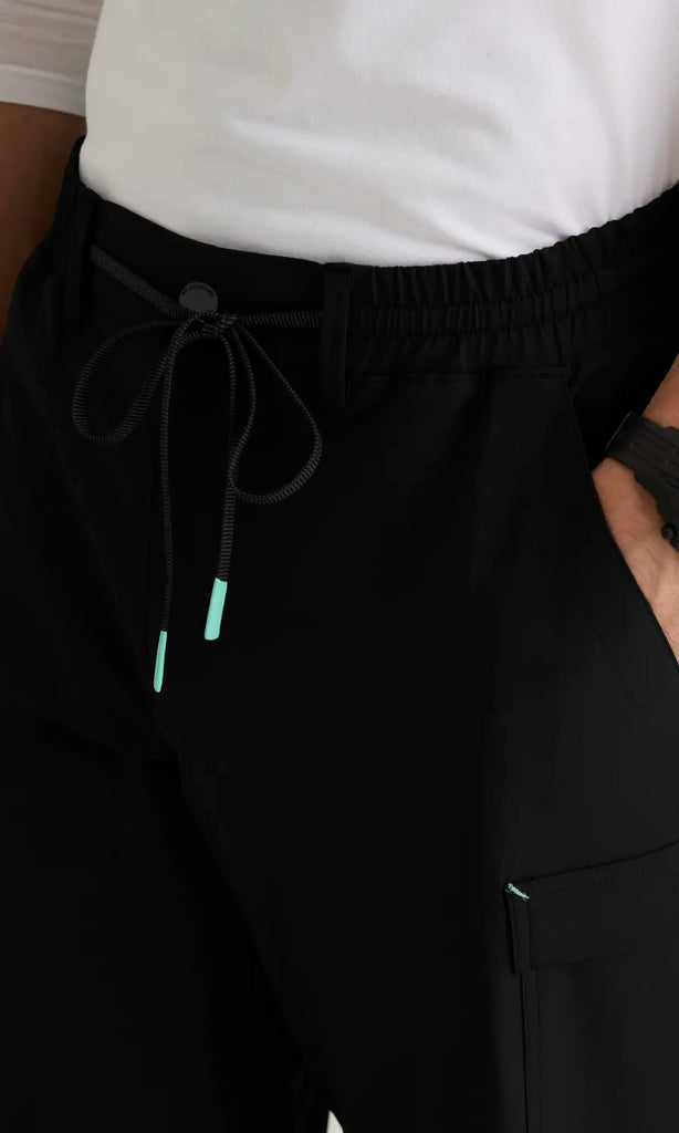 Skechers by Barco Scrubs Men's Terrain Pant Black | scrub-supply.com