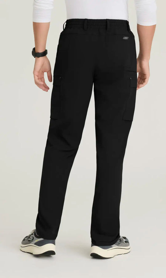 Skechers by Barco Scrubs Men's Terrain Pant Black | scrub-supply.com