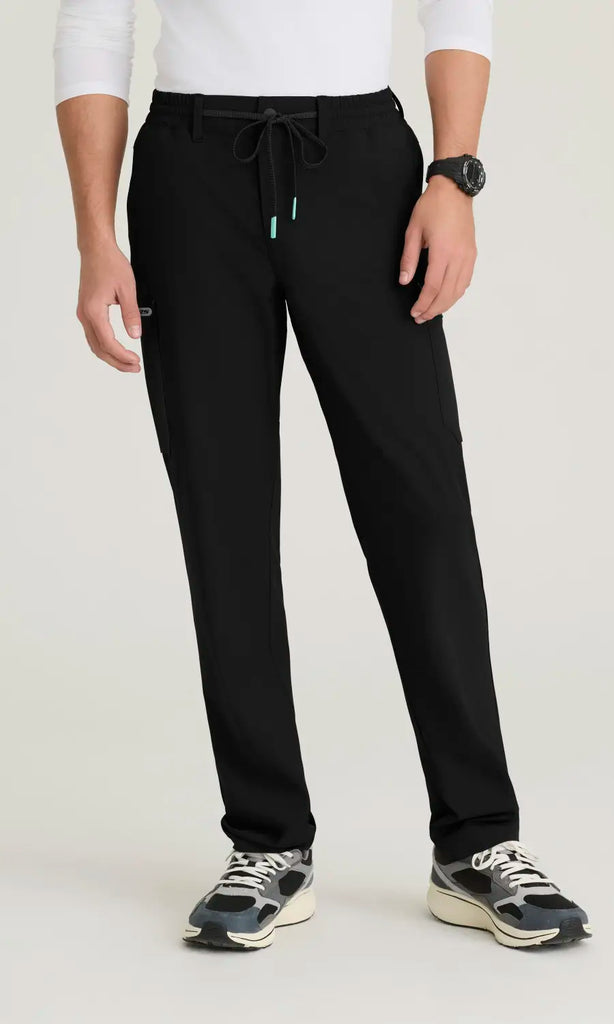 Skechers by Barco Scrubs Men's Terrain Pant Black | scrub-supply.com