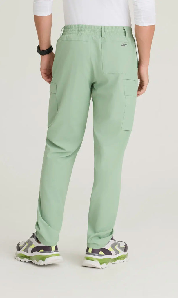 Skechers by Barco Scrubs Men's Terrain Pant Field Green | scrub-supply.com