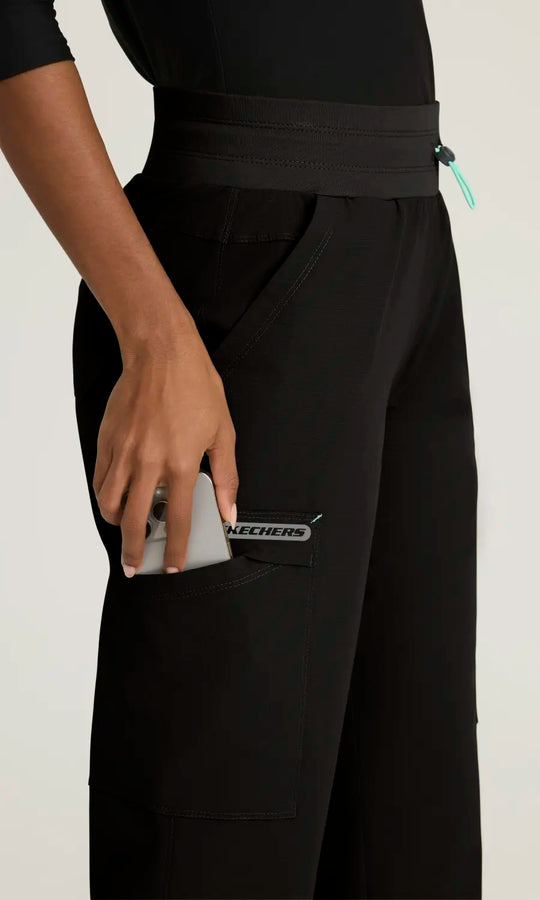 Skechers by Barco Scrubs Women's Explore Pant Black | scrub-supply.com