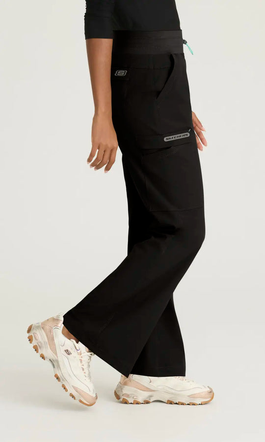 Skechers by Barco Scrubs Women's Explore Pant Black | scrub-supply.com