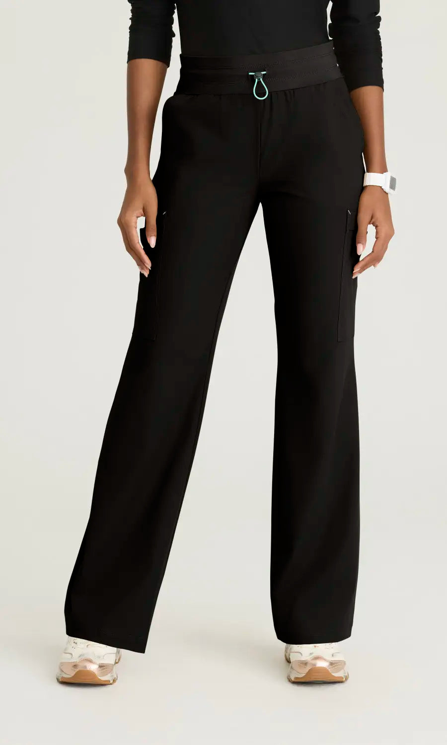 Skechers by Barco Scrubs Women's Explore Pant Black | scrub-supply.com