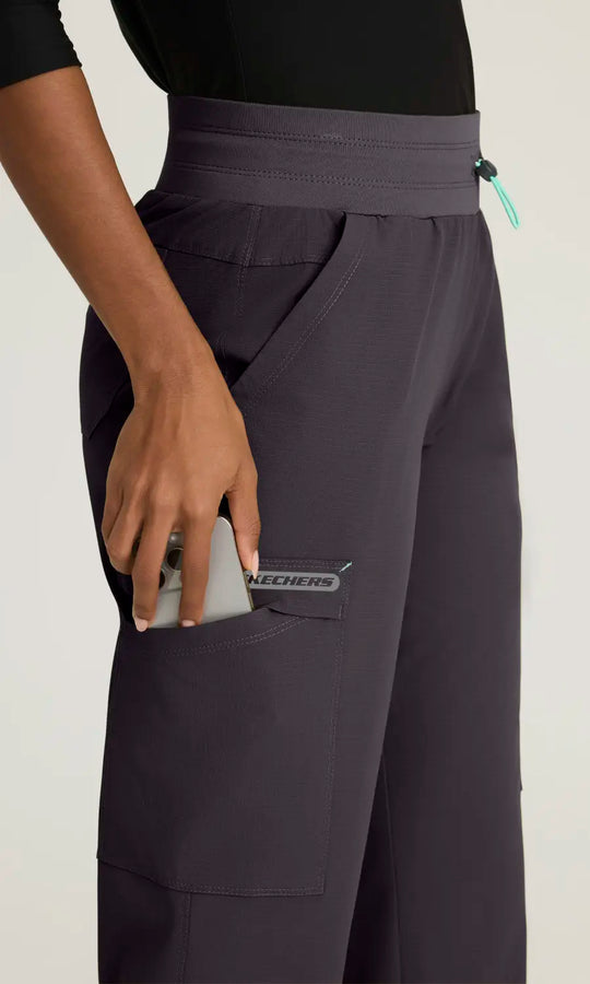 Skechers by Barco Scrubs Women's Explore Pant Pewter | scrub-supply.com