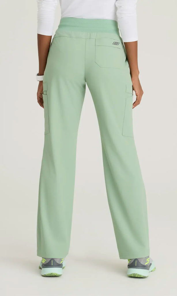 Skechers by Barco Scrubs Women's Explore Pant Field Green | scrub-supply.com