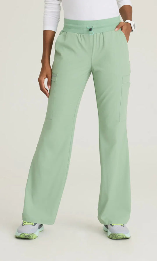 Skechers by Barco Scrubs Women's Explore Pant Field Green | scrub-supply.com