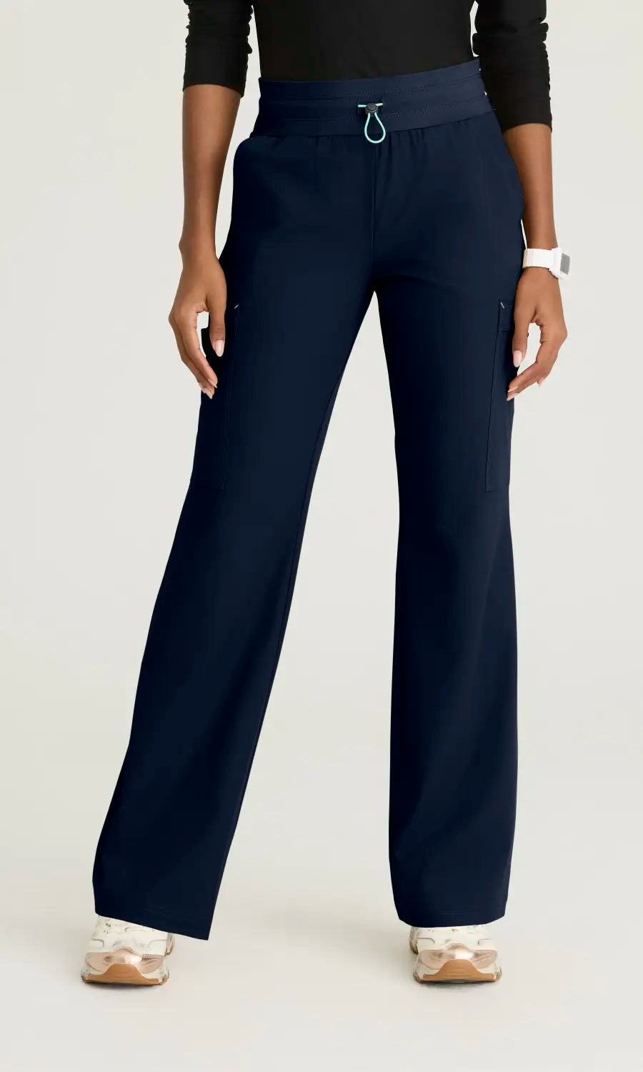 Skechers by Barco Scrubs Women's Explore Pant Navy | scrub-supply.com