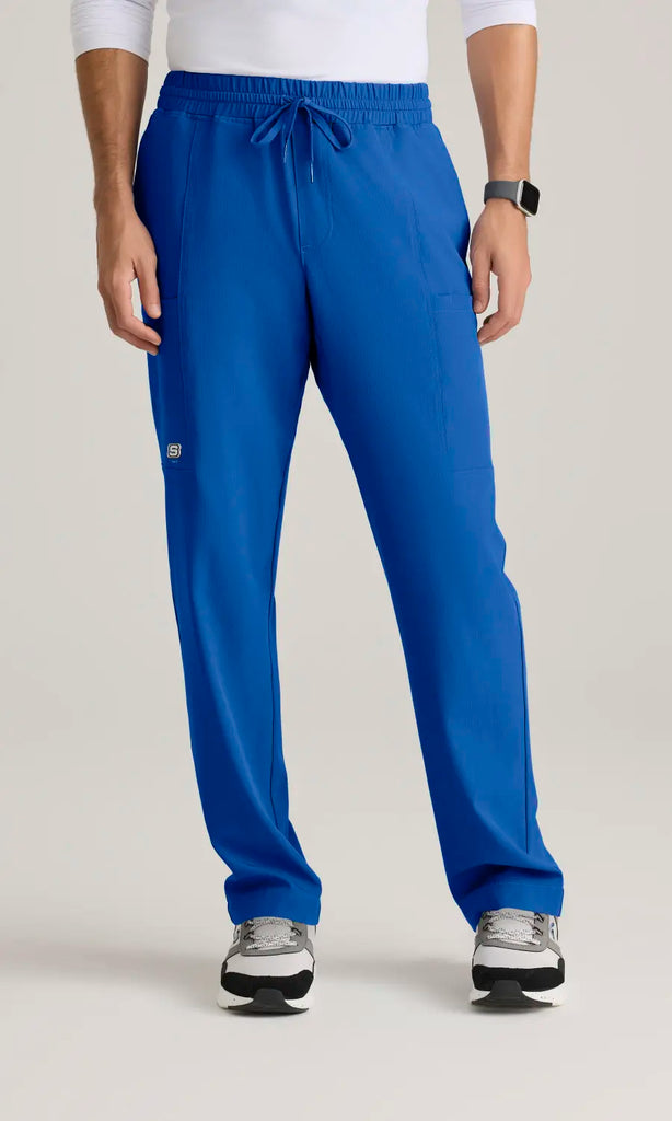 Skechers by Barco Scrubs Men's Compass Pant New Royal | scrub-supply.com