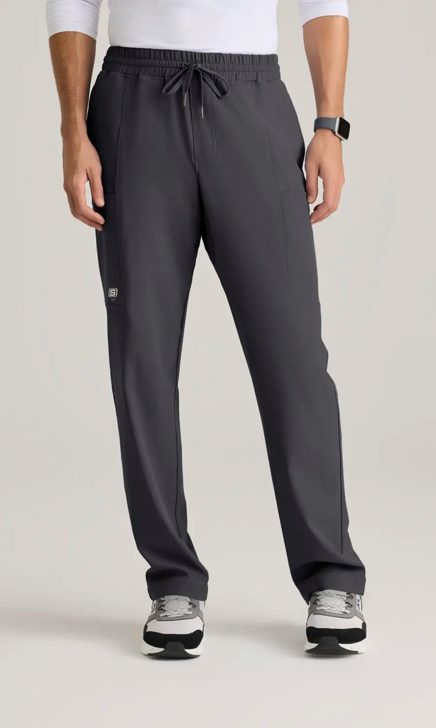 Skechers by Barco Scrubs Men's Compass Pant Pewter | scrub-supply.com