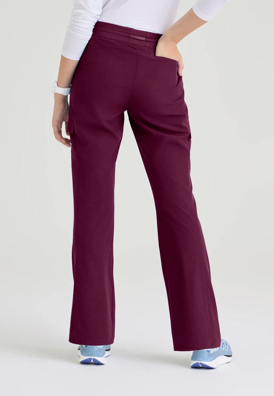 Skechers by Barco Scrubs Women's Reward Pant Wine | scrub-supply.com