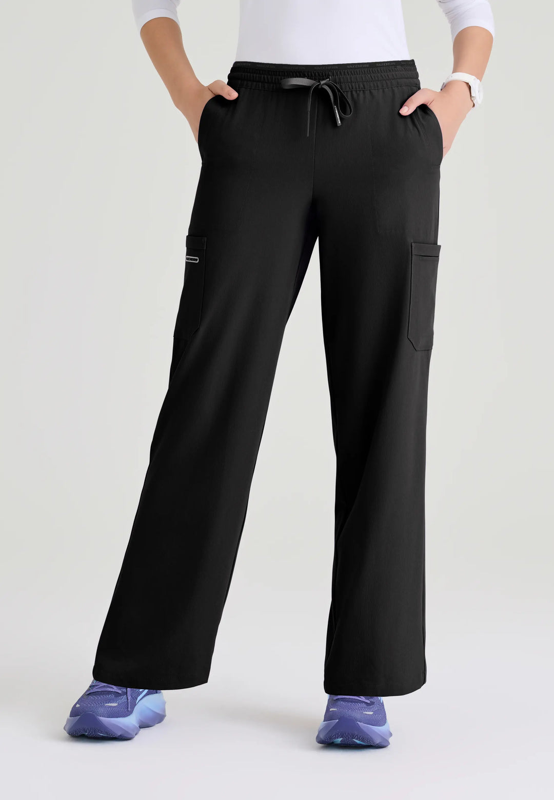 Skechers by Barco Scrubs Women's Honor Pant Black | scrub-supply.com