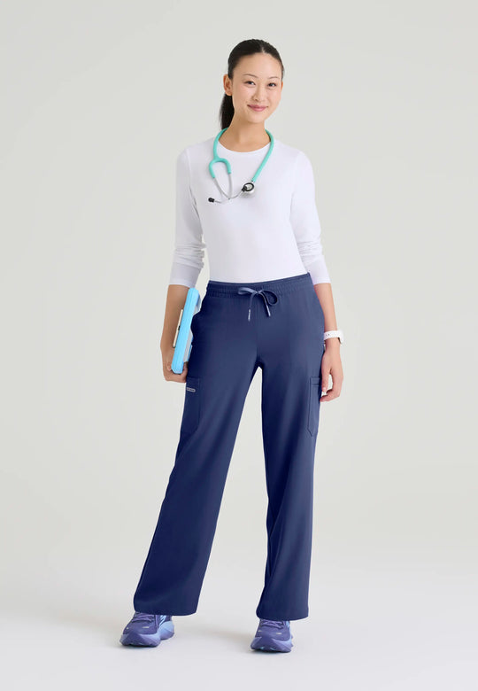 Skechers by Barco Scrubs Women's Honor Pant Navy | scrub-supply.com
