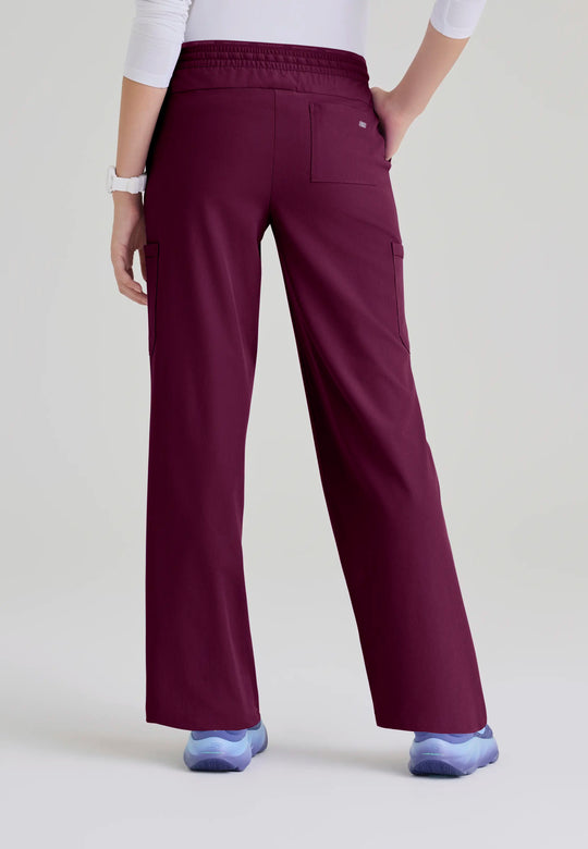 Skechers by Barco Scrubs Women's Honor Pant Wine | scrub-supply.com