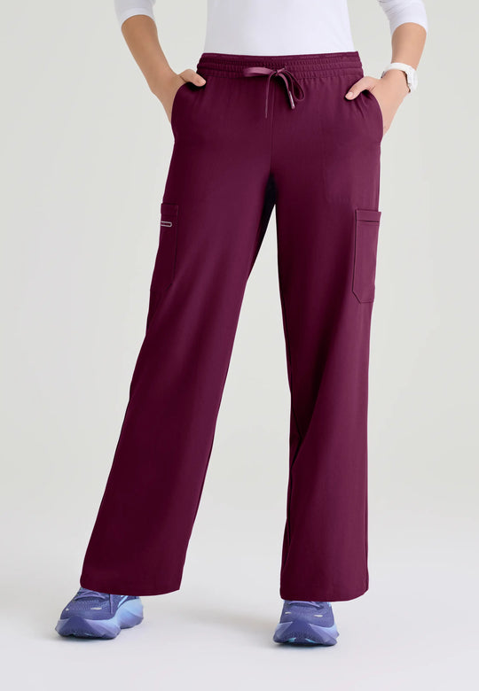 Skechers by Barco Scrubs Women's Honor Pant Wine | scrub-supply.com