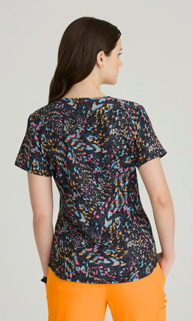 Skechers by Barco Scrubs Women's Essence Top Animal Wonders | scrub-supply.com