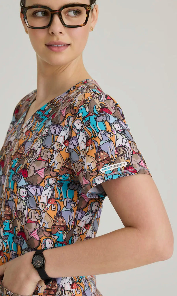 Skechers by Barco Scrubs Women's Essence Top Travel Retrievers | scrub-supply.com