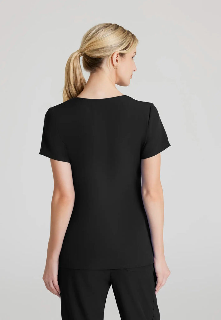 Barco Scrubs Women's Charge Top Black | scrub-supply.com