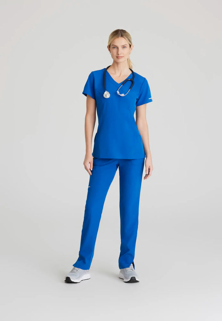 Barco Scrubs Women's Charge Top New Royal | scrub-supply.com