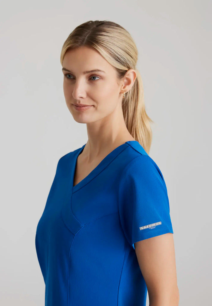 Barco Scrubs Women's Charge Top New Royal | scrub-supply.com