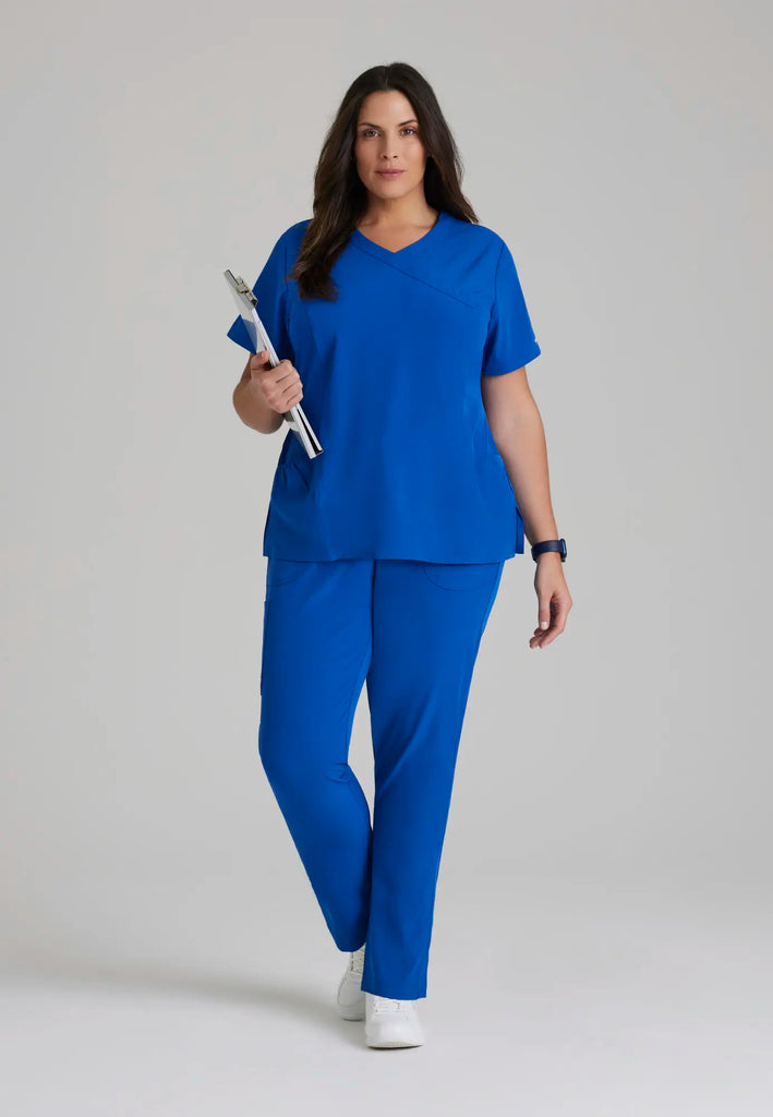 Barco Scrubs Women's Charge Top New Royal | scrub-supply.com