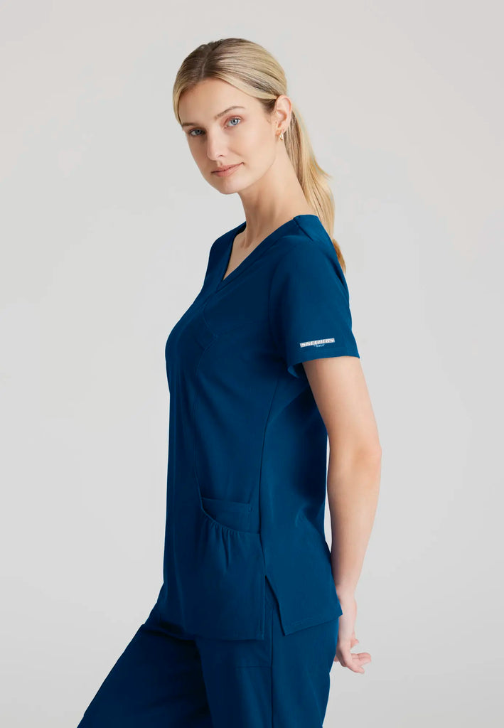 Barco Scrubs Women's Charge Top Navy | scrub-supply.com