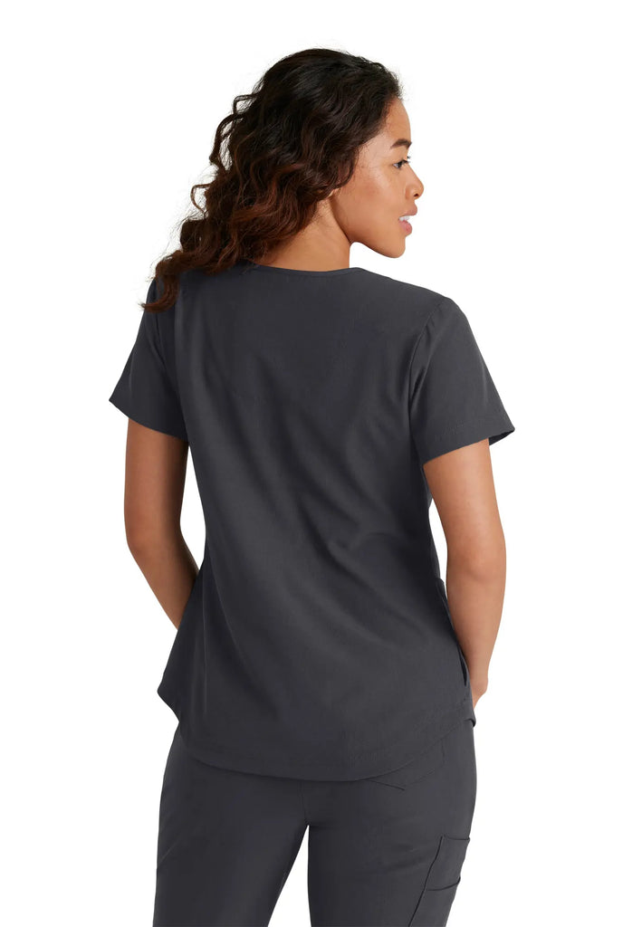 Barco Scrubs Women's Electra Top Pewter | scrub-supply.com