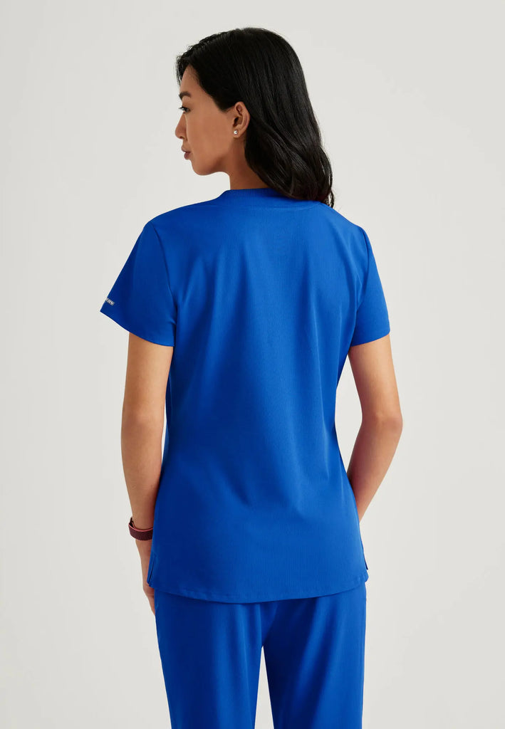 Barco Scrubs Women's Dignity Top New Royal | scrub-supply.com