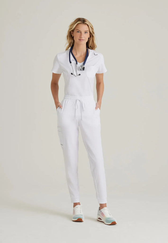 Barco Scrubs Women's Dignity Top White | scrub-supply.com