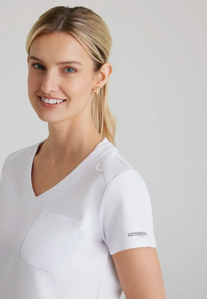 Barco Scrubs Women's Dignity Top White | scrub-supply.com