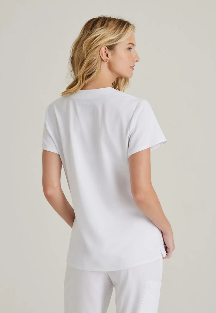 Barco Scrubs Women's Dignity Top White | scrub-supply.com