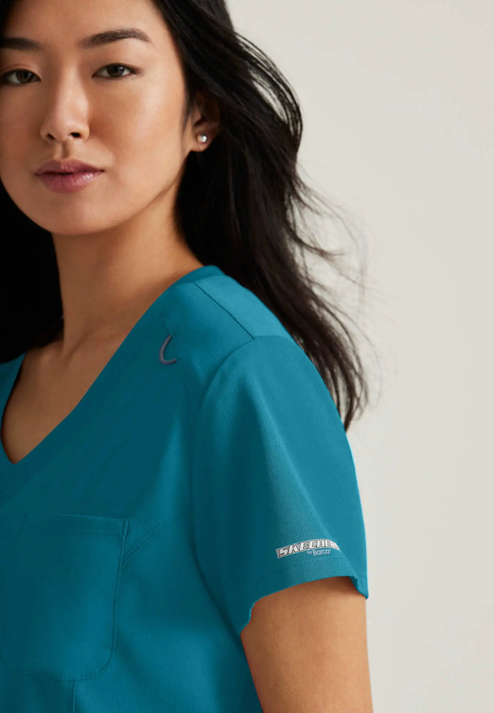 Barco Scrubs Women's Dignity Top Bahama | scrub-supply.com