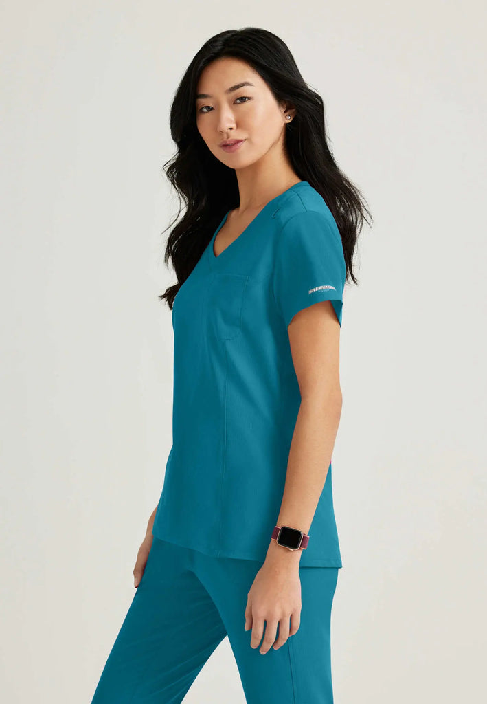 Barco Scrubs Women's Dignity Top Bahama | scrub-supply.com