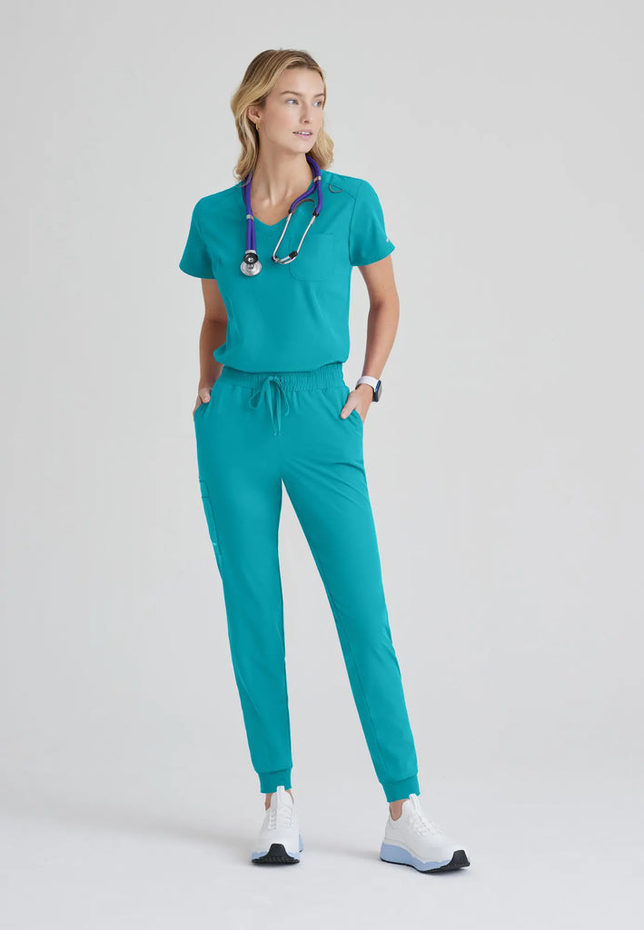 Barco Scrubs Women's Dignity Top Bahama | scrub-supply.com