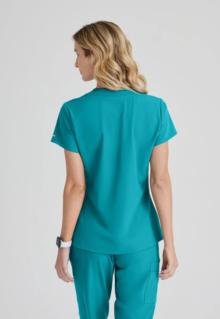 Barco Scrubs Women's Dignity Top Teal | scrub-supply.com