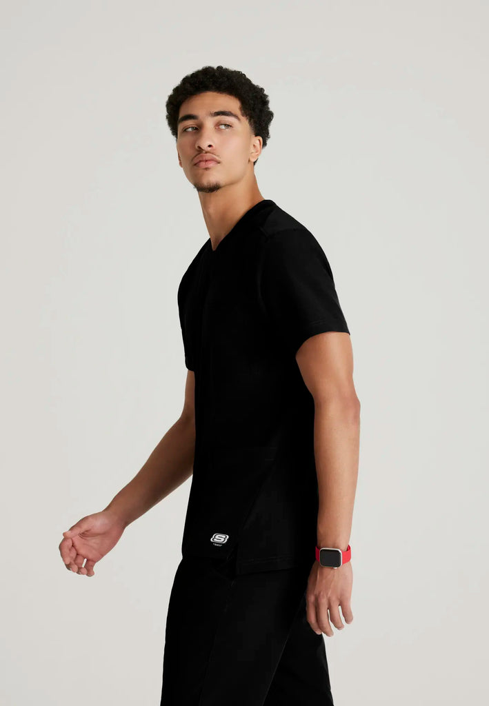 Barco Scrubs Men's Thesis Top Black | scrub-supply.com